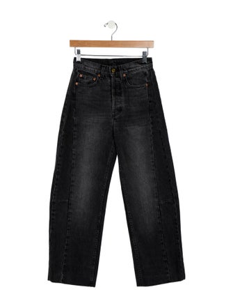 B Sides High-Rise Wide Leg Jeans
