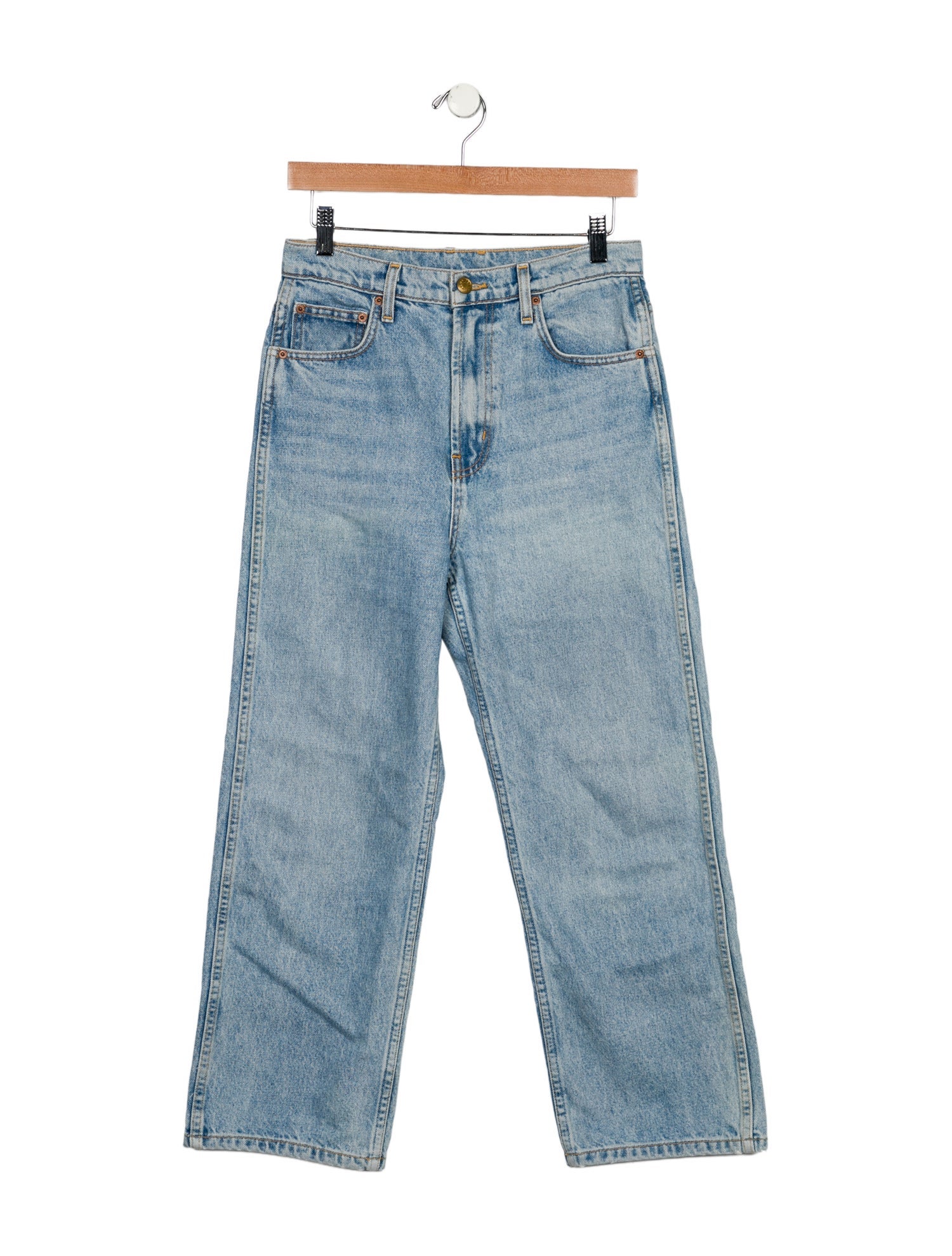 B Sides High-Rise Wide Leg Jeans
