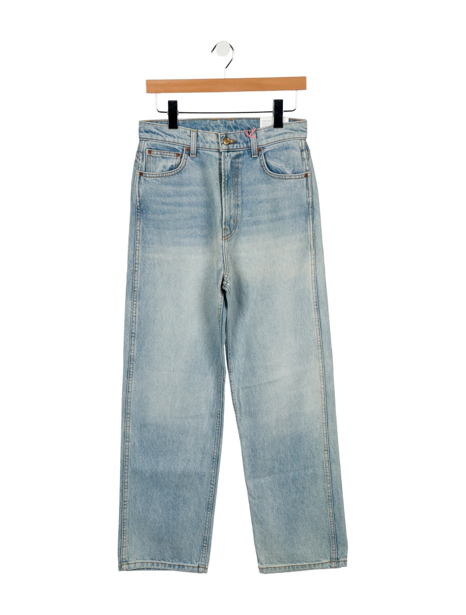 B Sides High-Rise Straight Leg Jeans w/ Tags