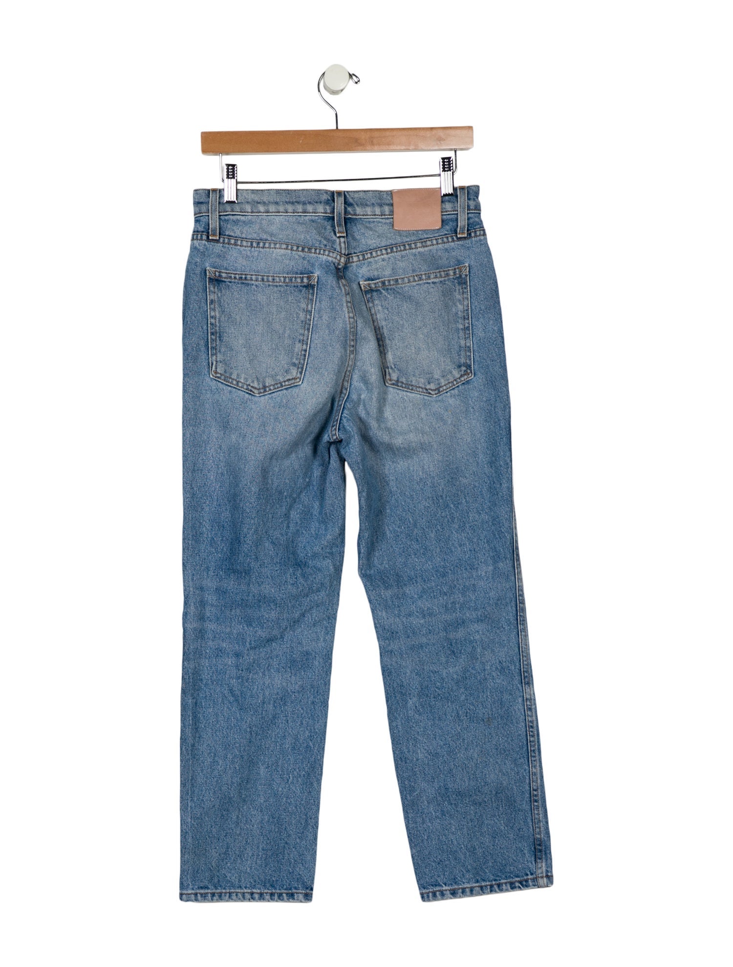 B Sides High-Rise Straight Leg Jeans