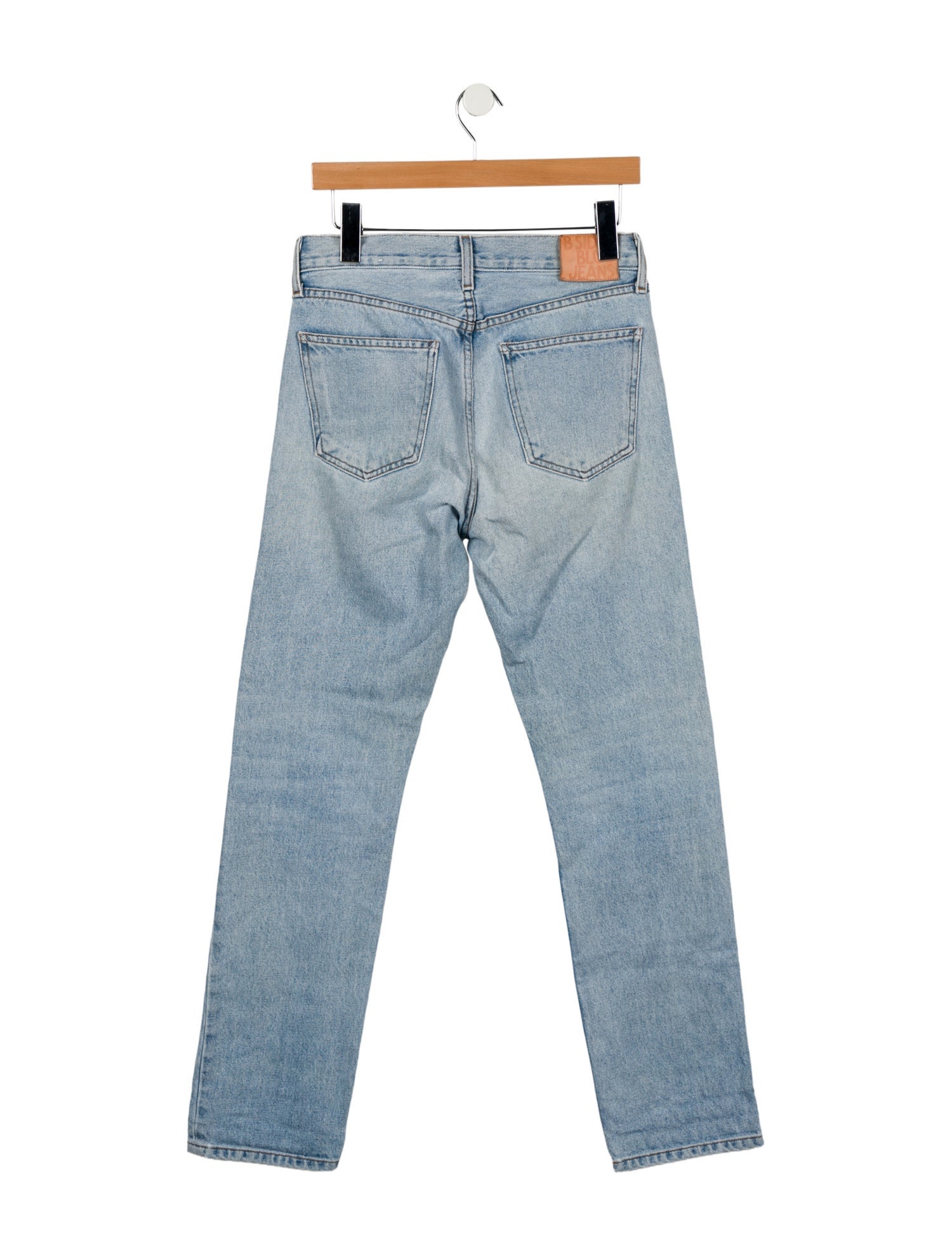 B Sides High-Rise Straight Leg Jeans