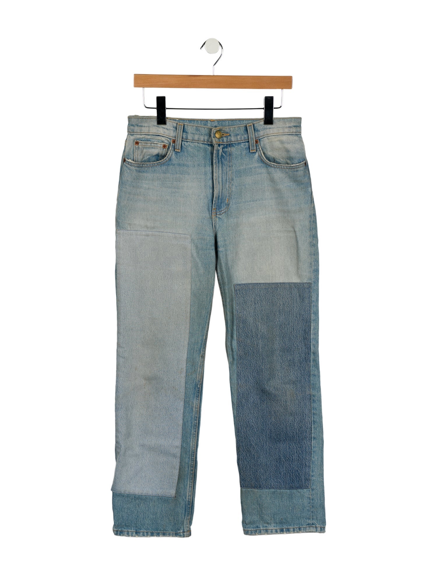 B Sides Mid-Rise Straight Leg Jeans
