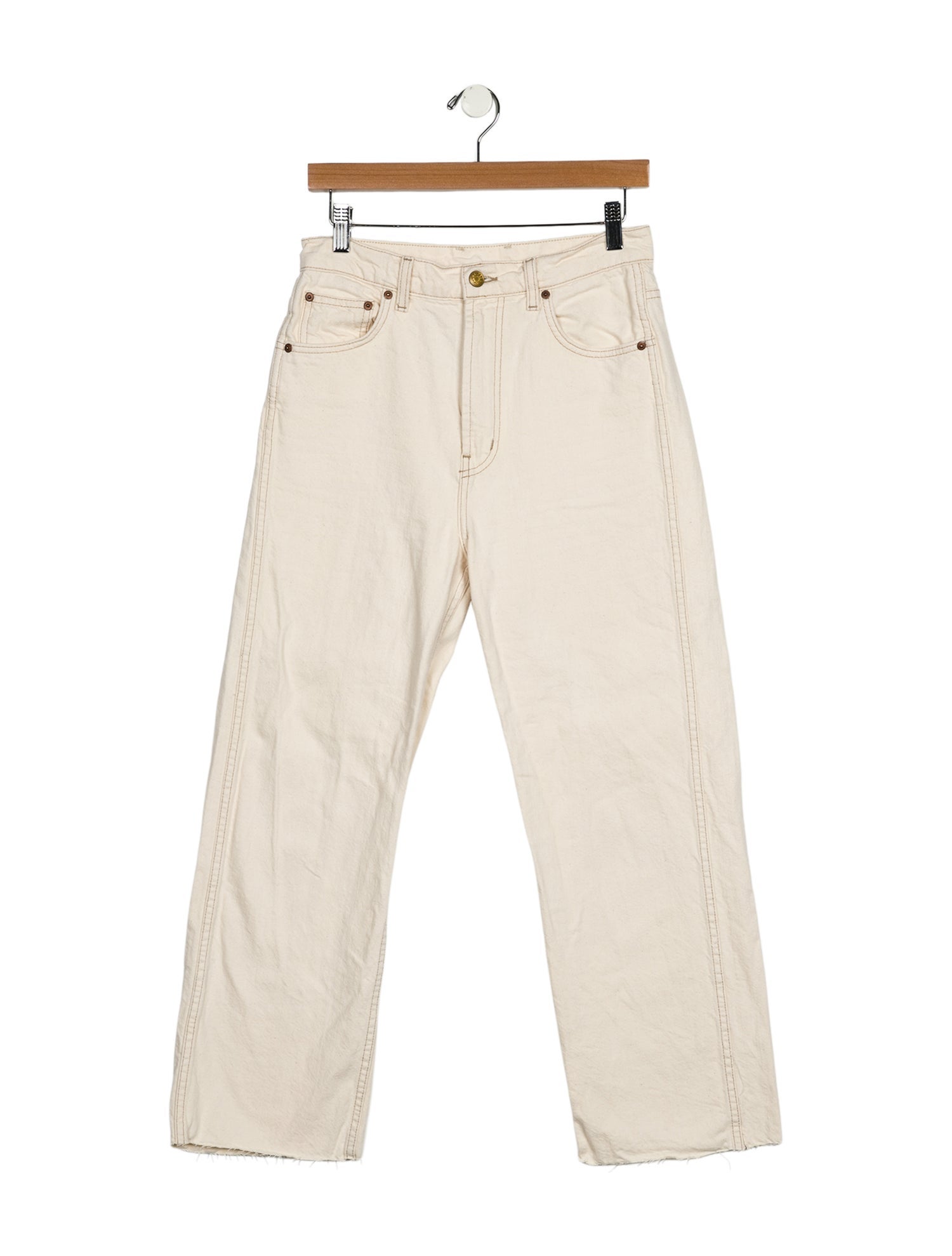 B Sides High-Rise Straight Leg Jeans