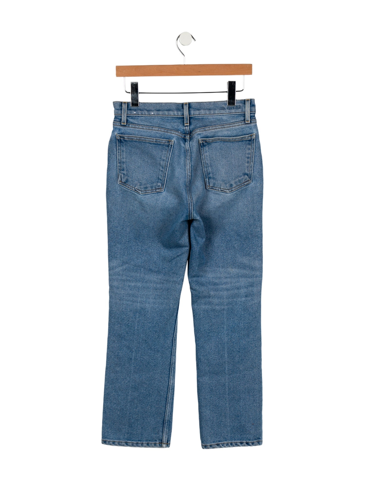 B Sides High-Rise Straight Leg Jeans