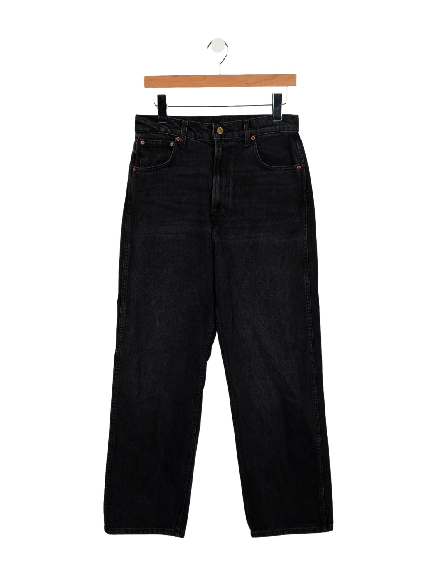 B Sides High-Rise Wide Leg Jeans