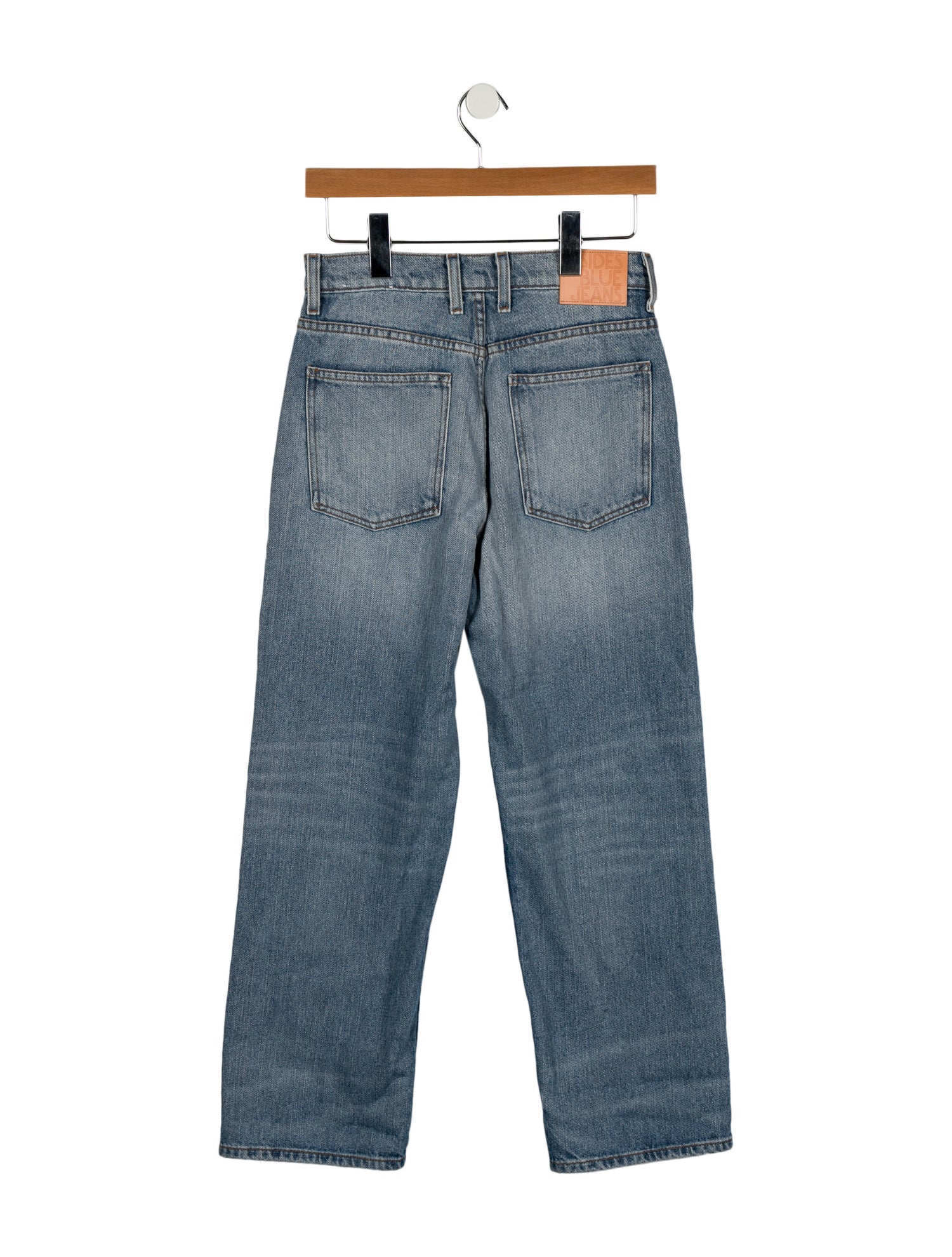 B Sides High-Rise Straight Leg Jeans