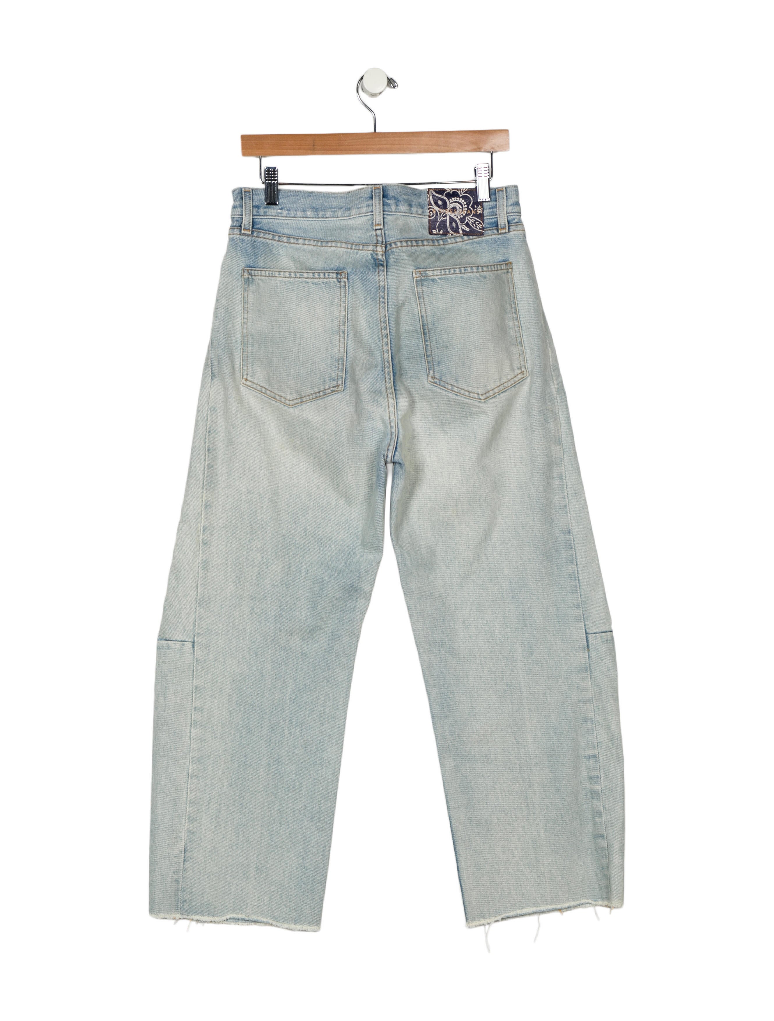 B Sides High-Rise Wide Leg Jeans