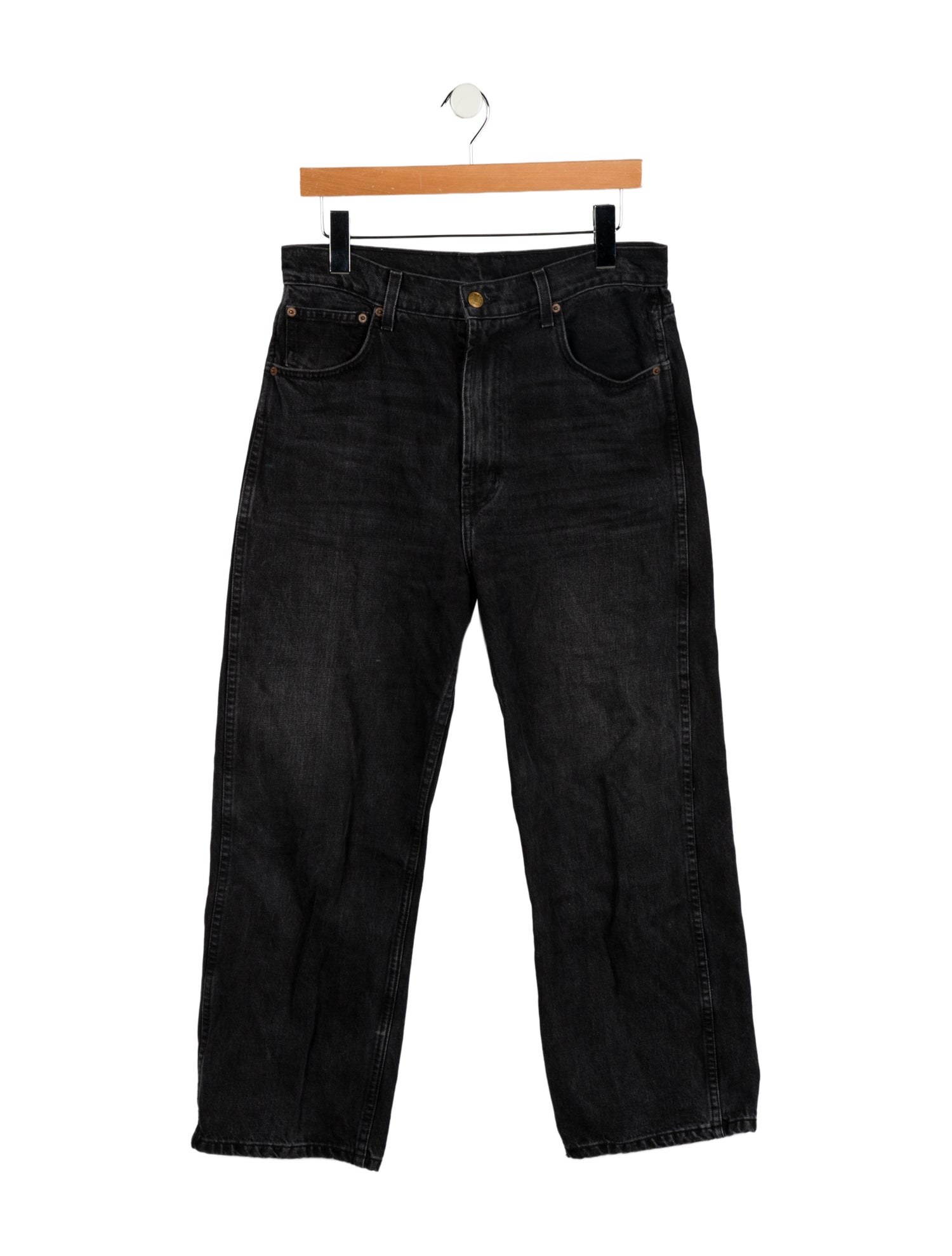 B Sides High-Rise Wide Leg Jeans