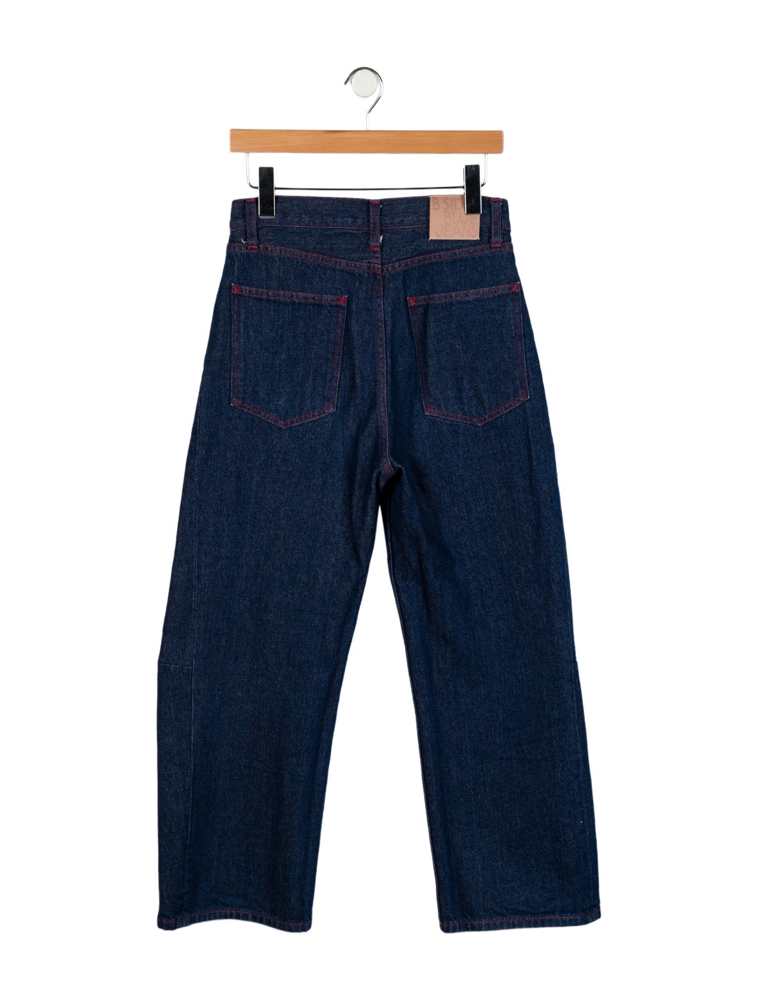 B Sides High-Rise Wide Leg Jeans