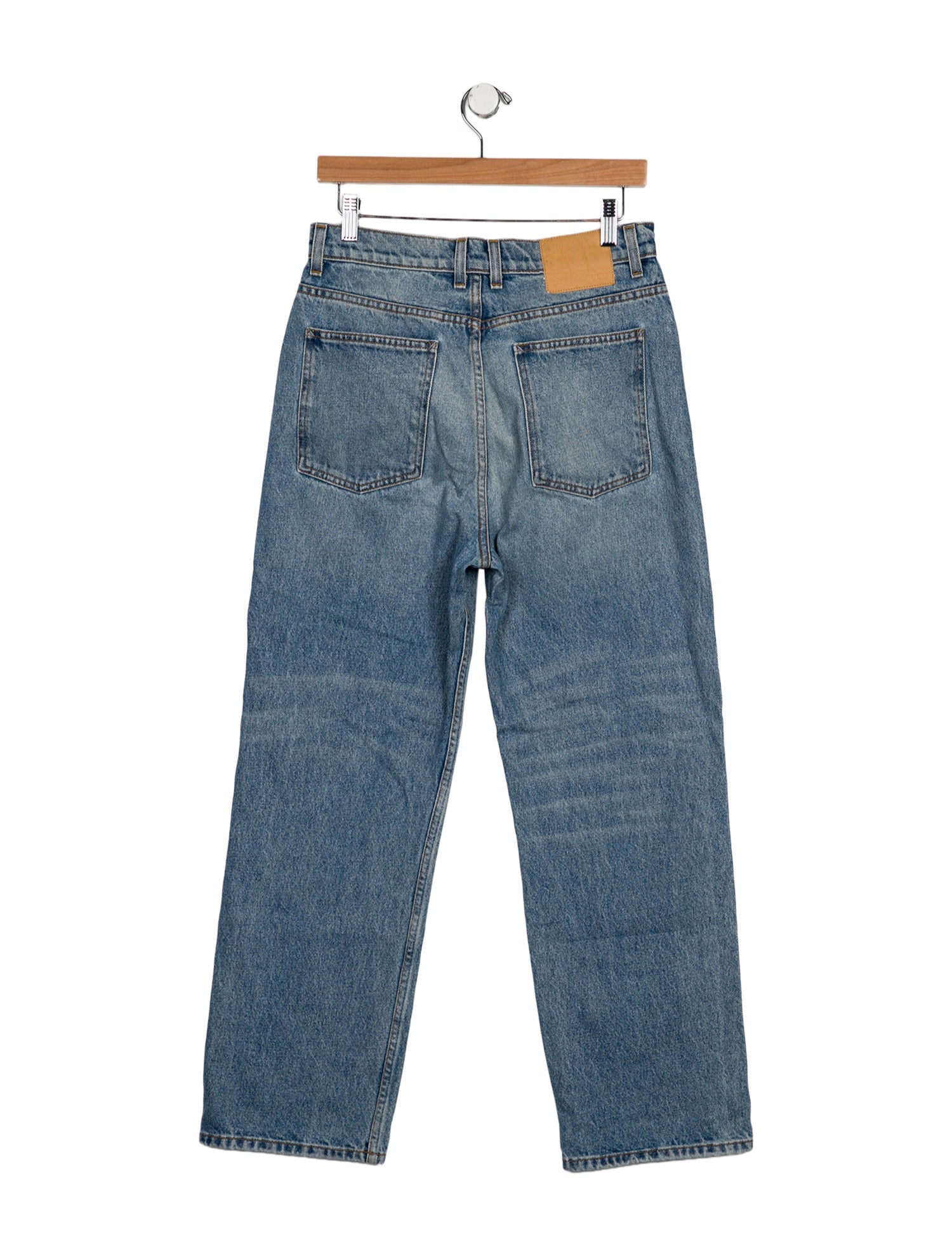 B Sides High-Rise Wide Leg Jeans