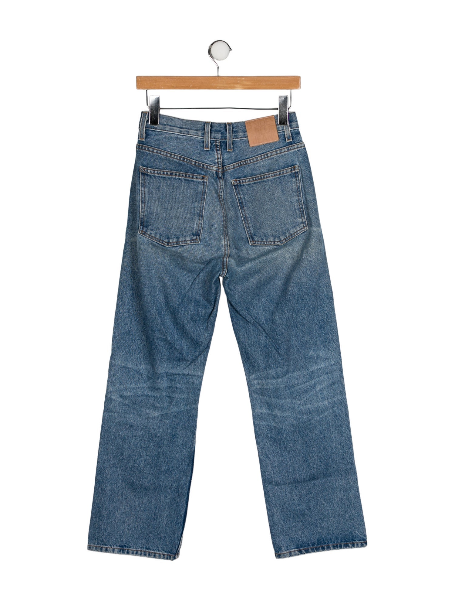 B Sides High-Rise Straight Leg Jeans