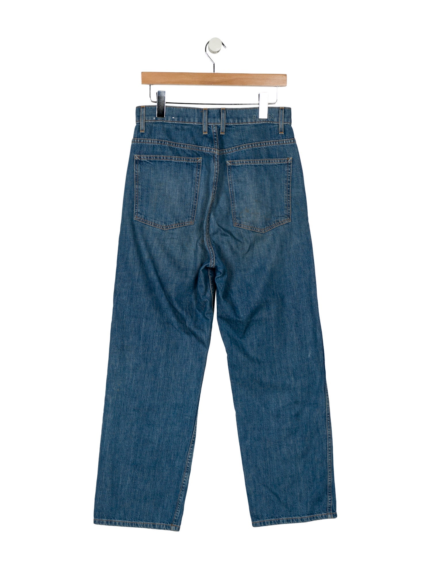 B Sides High-Rise Straight Leg Jeans