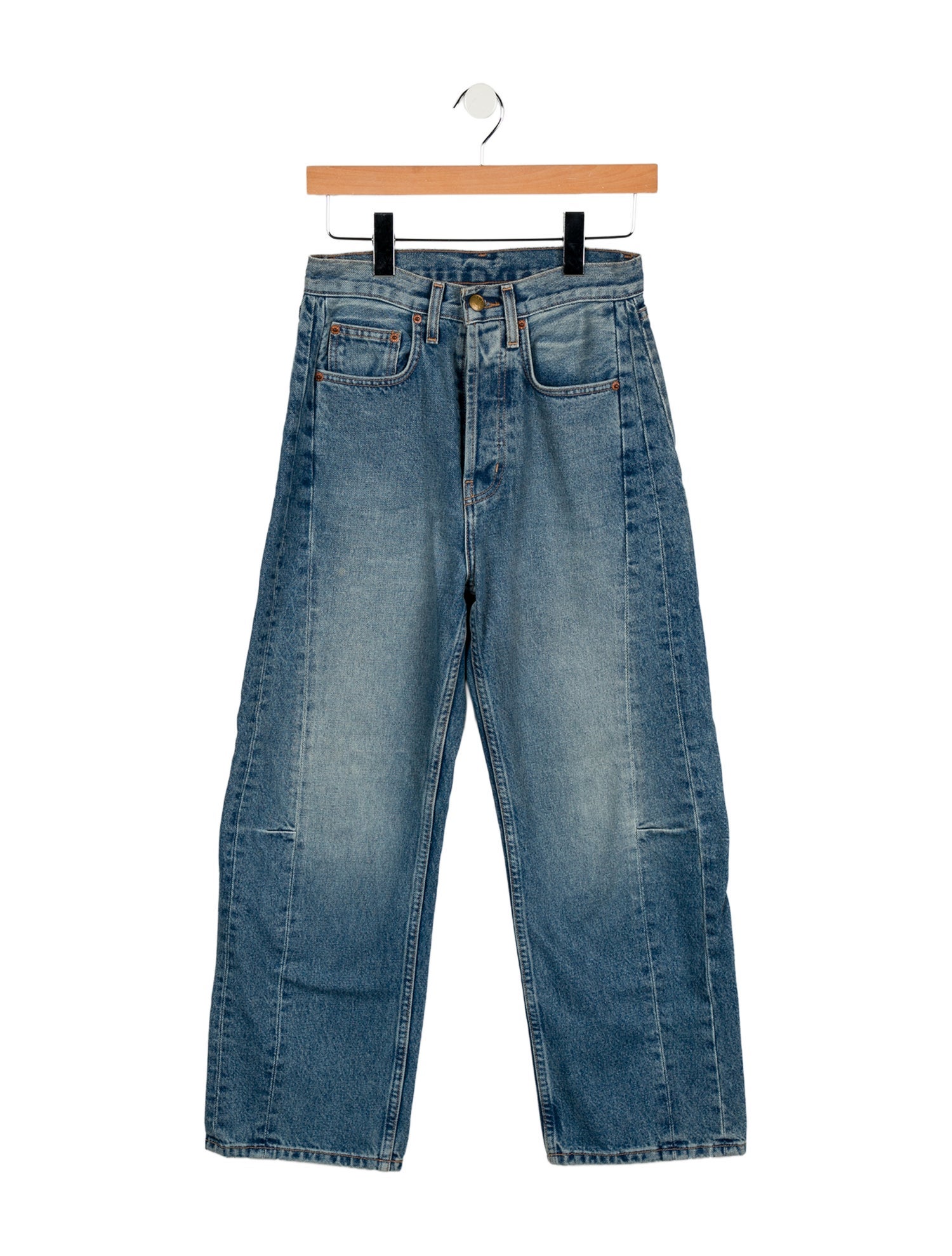 B Sides High-Rise Wide Leg Jeans