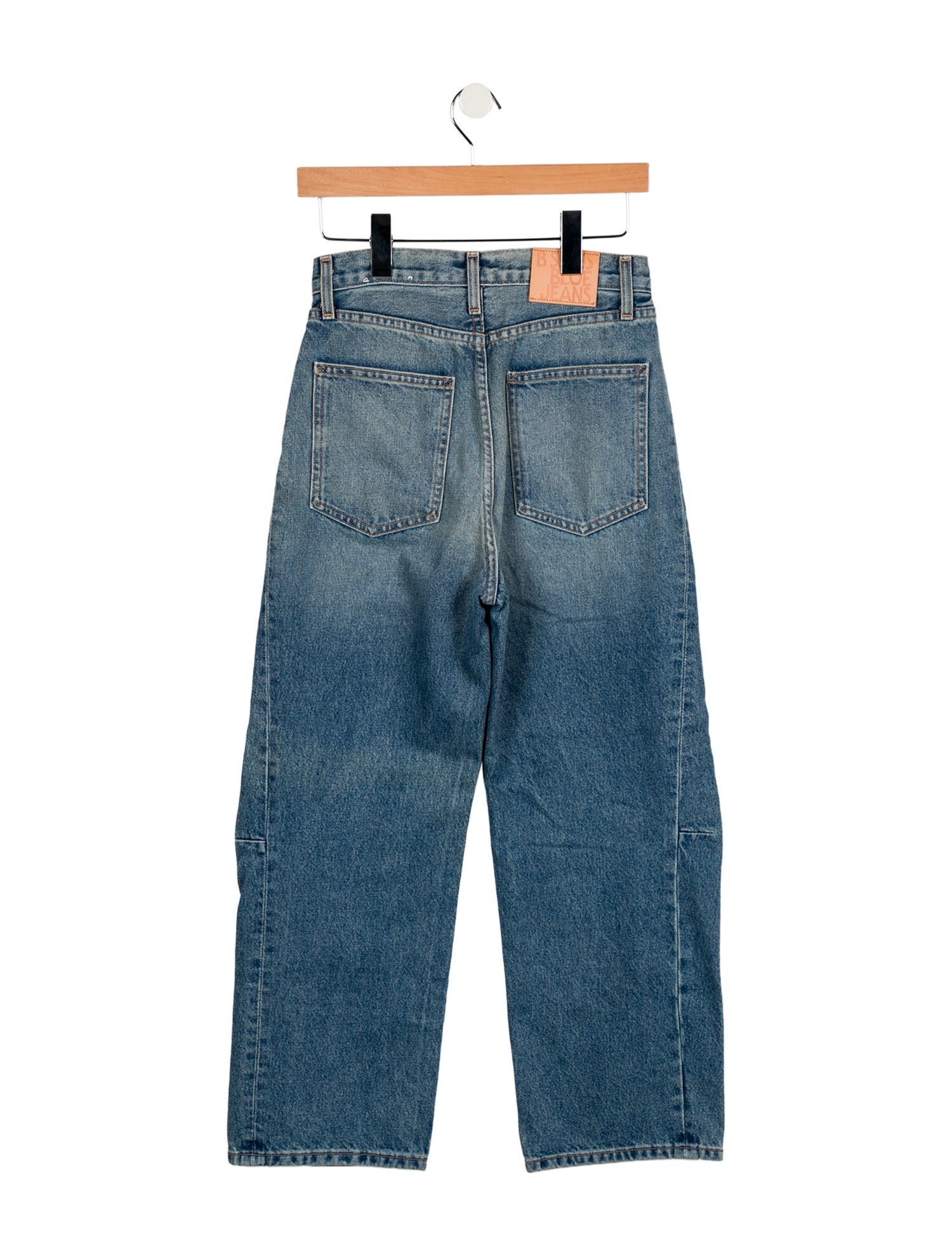 B Sides High-Rise Wide Leg Jeans