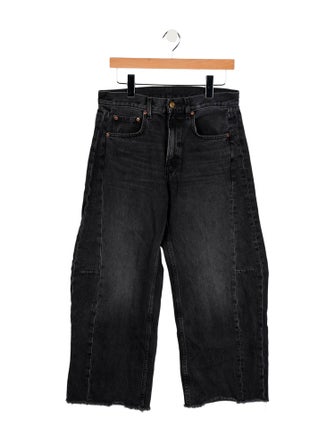 B Sides High-Rise Wide Leg Jeans