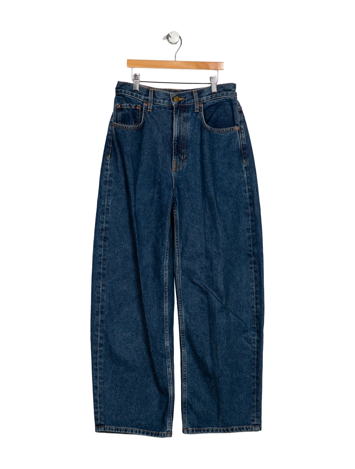 B Sides High-Rise Wide Leg Jeans