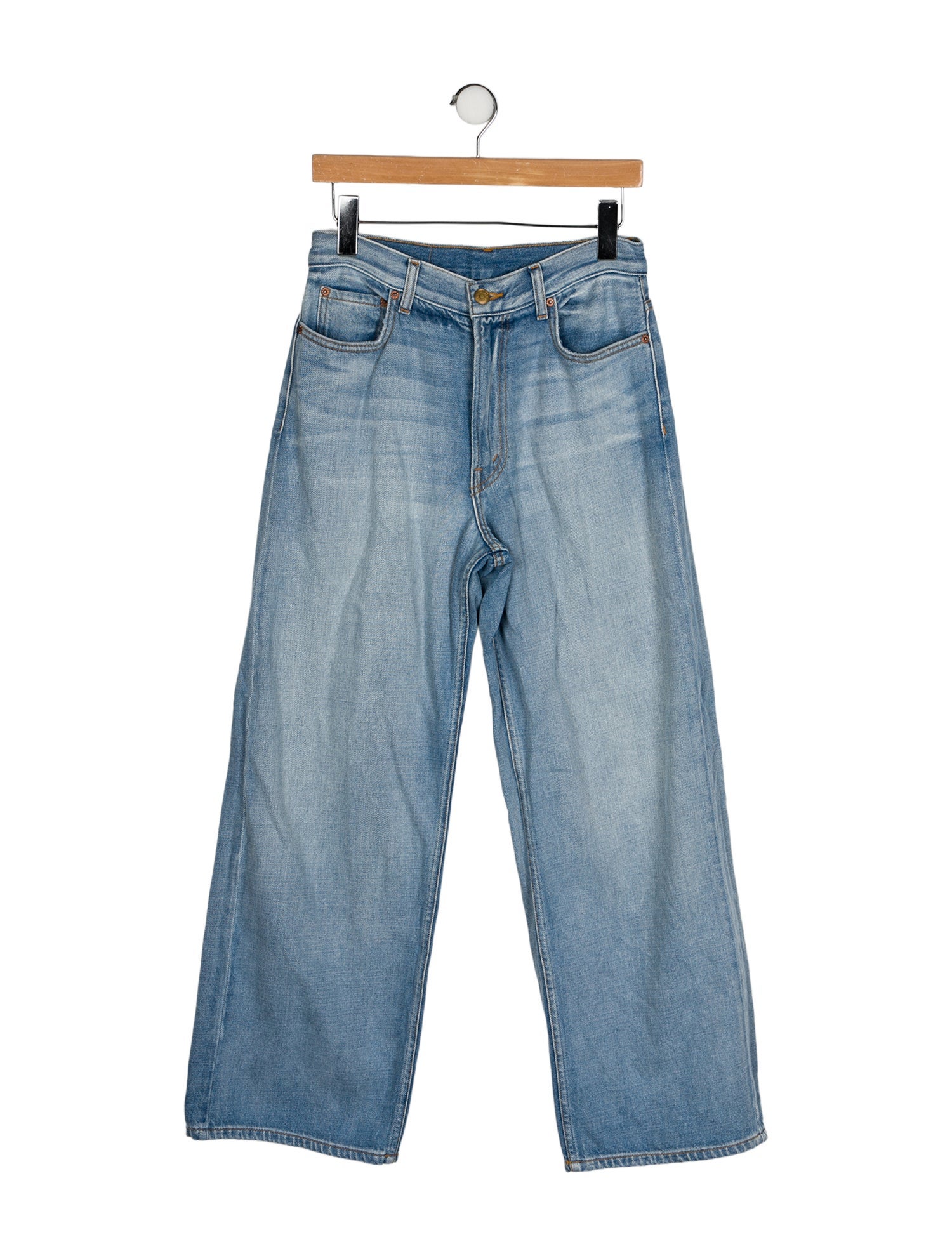 B Sides High-Rise Wide Leg Jeans