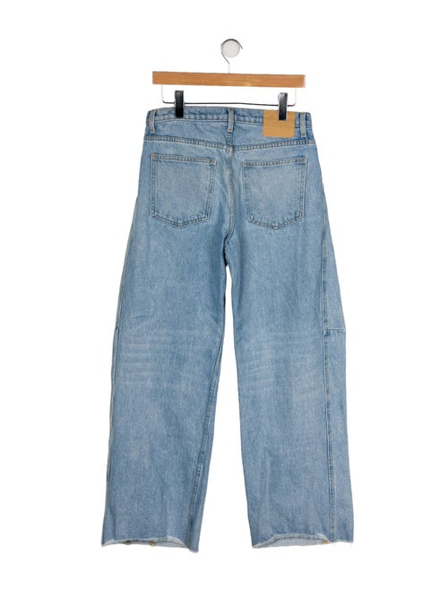 B Sides Mid-Rise Wide Leg Jeans