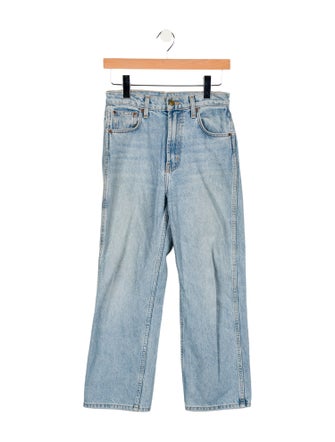 B Sides High-Rise Straight Leg Jeans