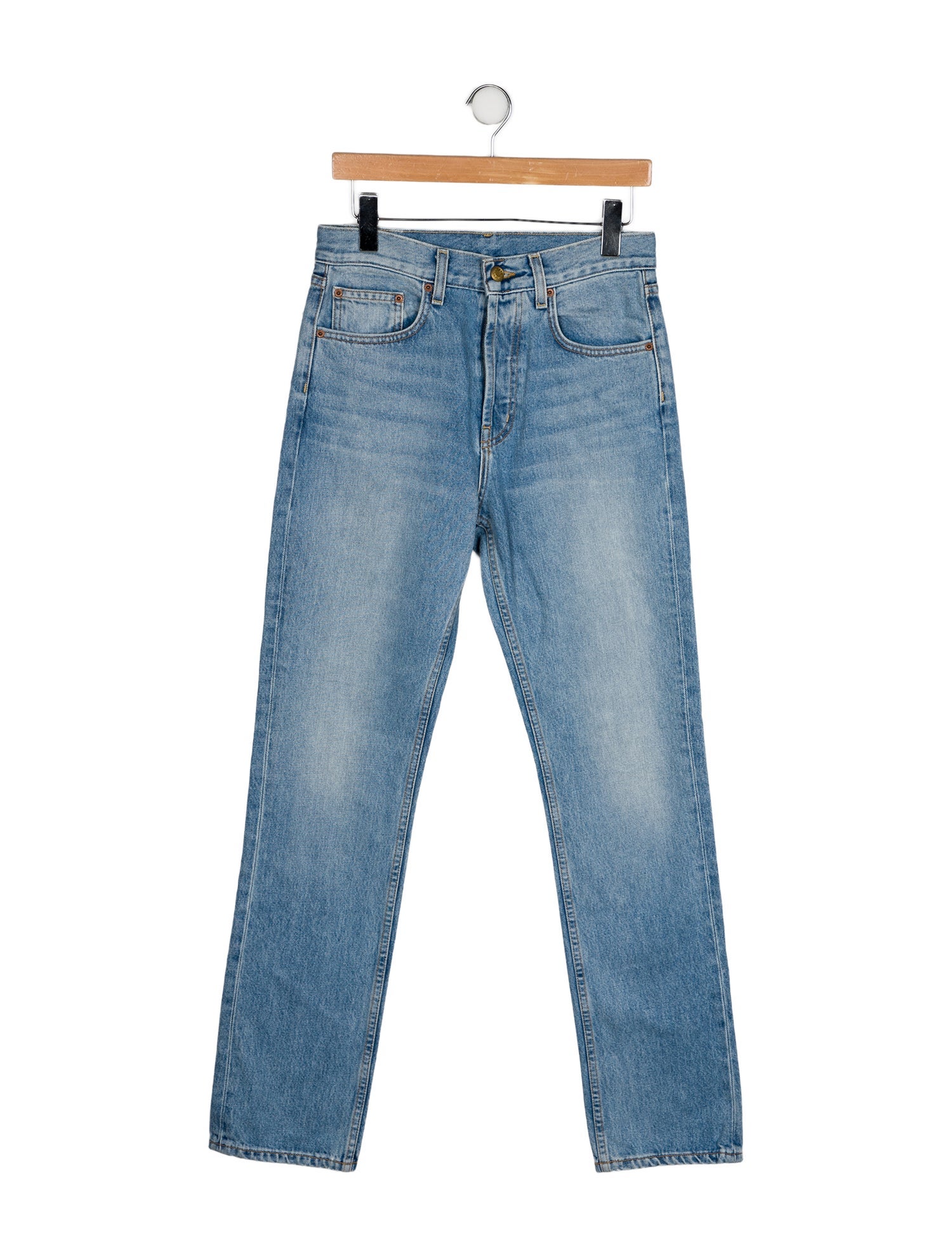 B Sides High-Rise Straight Leg Jeans