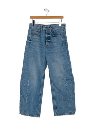 B Sides High-Rise Wide Leg Jeans