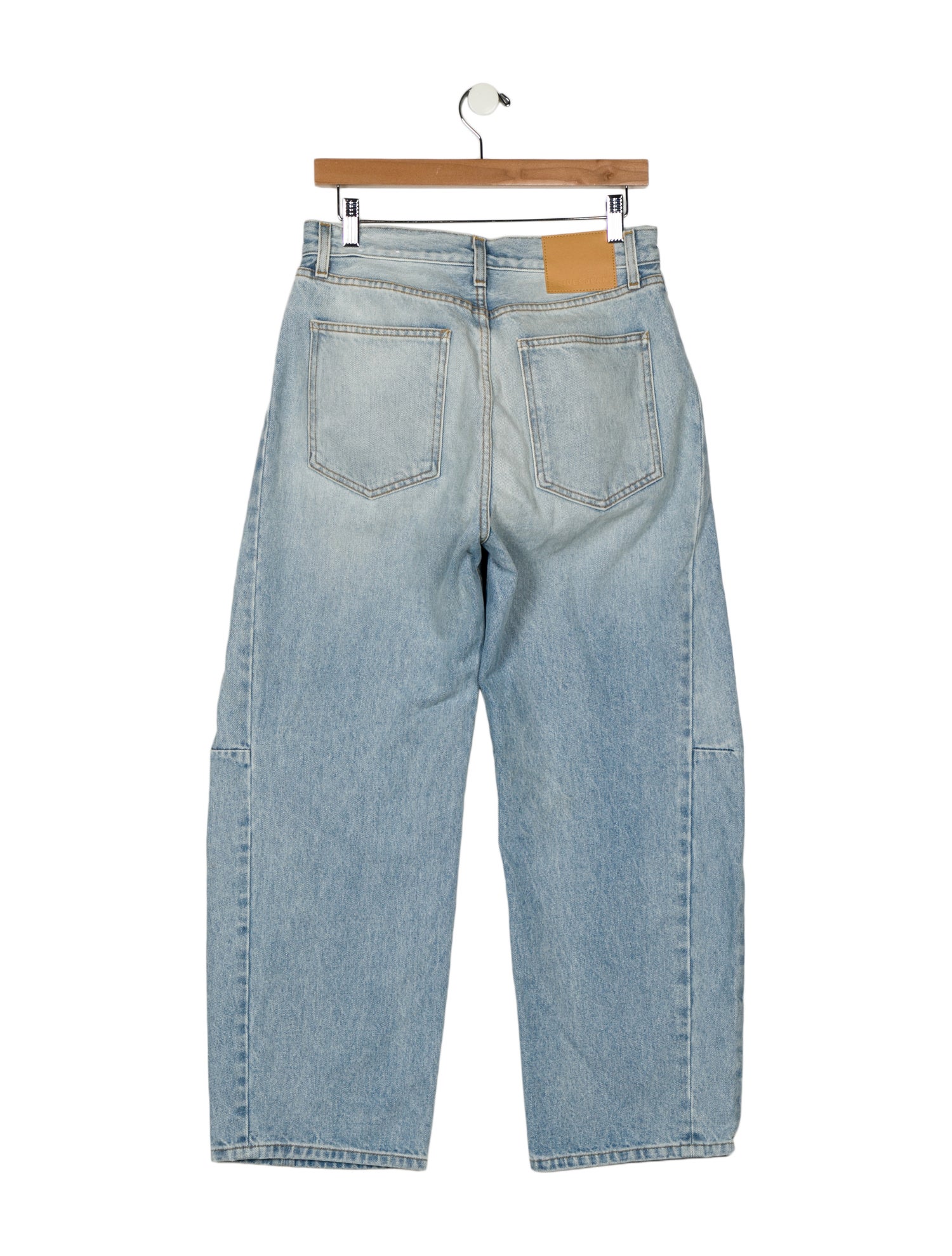 B Sides High-Rise Wide Leg Jeans