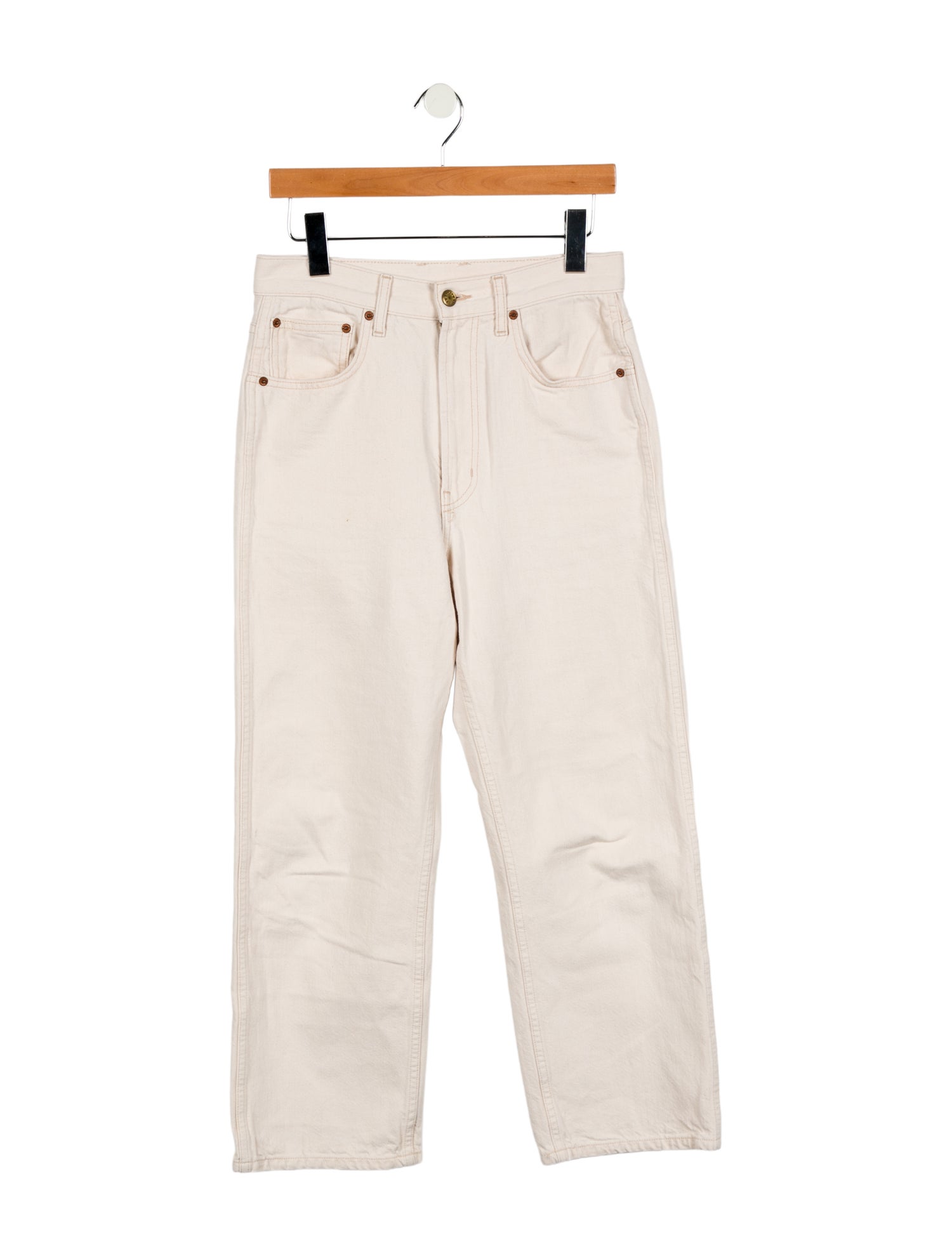 B Sides High-Rise Straight Leg Jeans