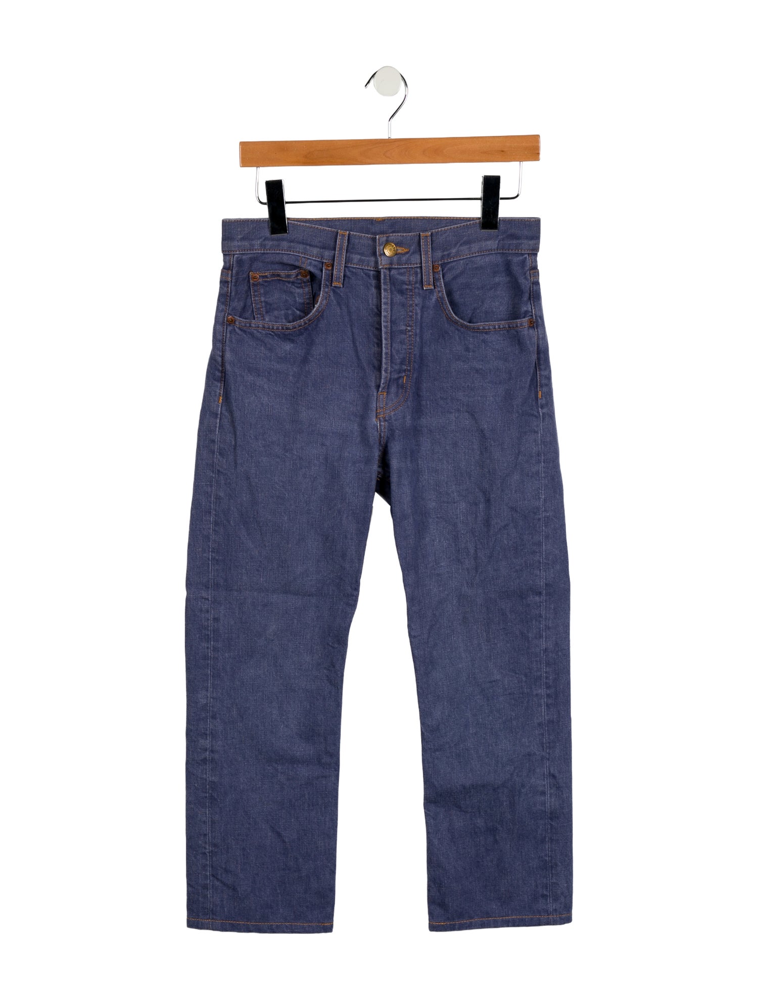 B Sides Mid-Rise Straight Leg Jeans