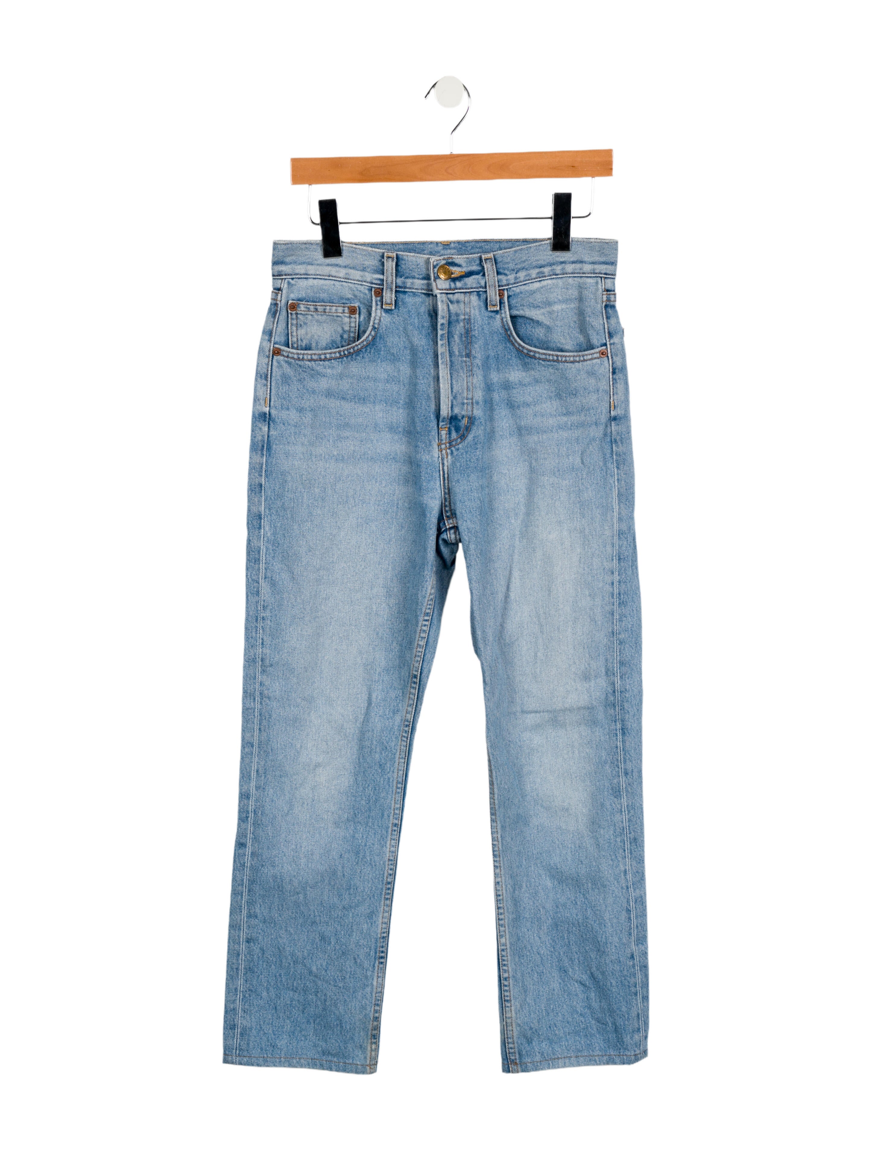 B Sides High-Rise Straight Leg Jeans