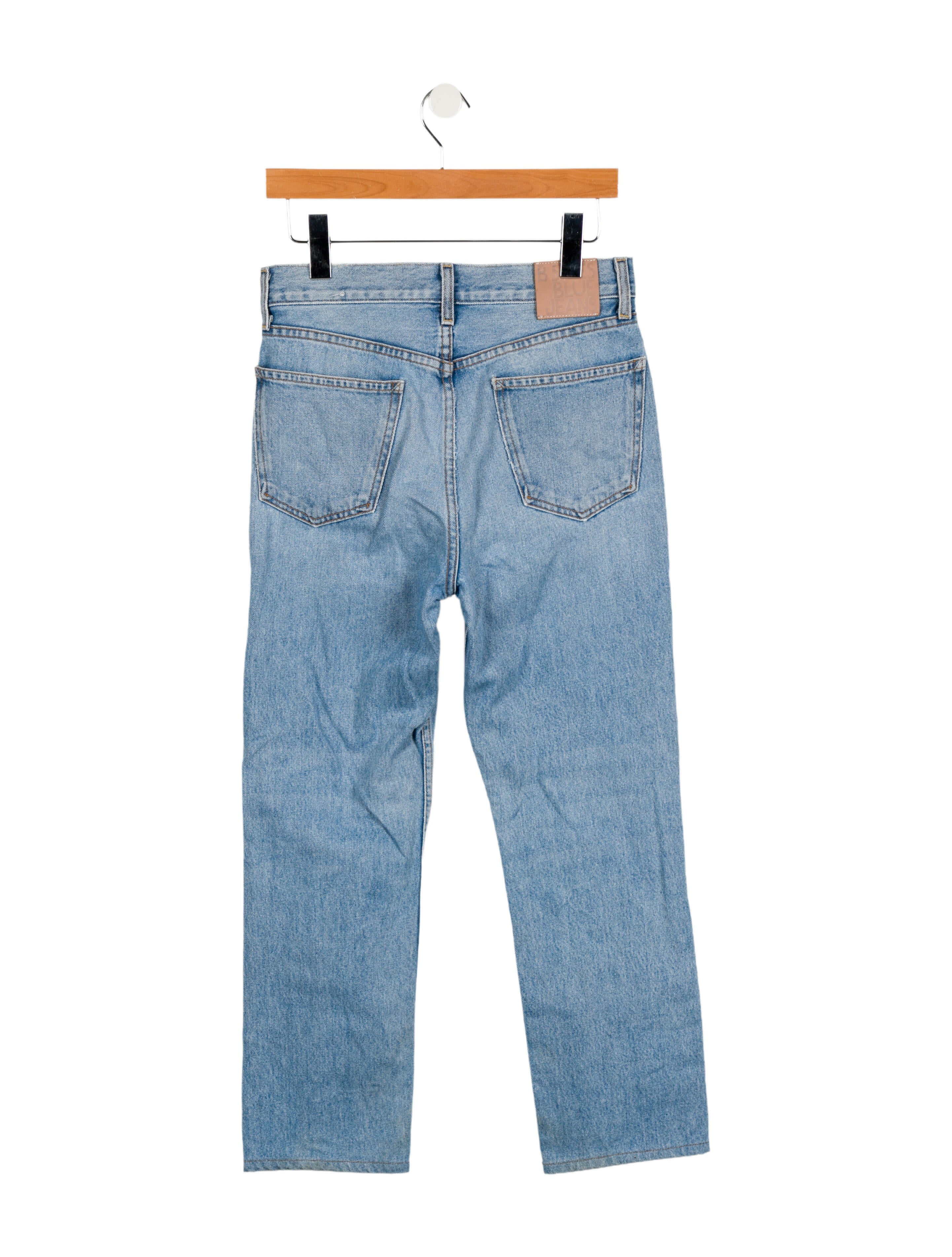 B Sides High-Rise Straight Leg Jeans