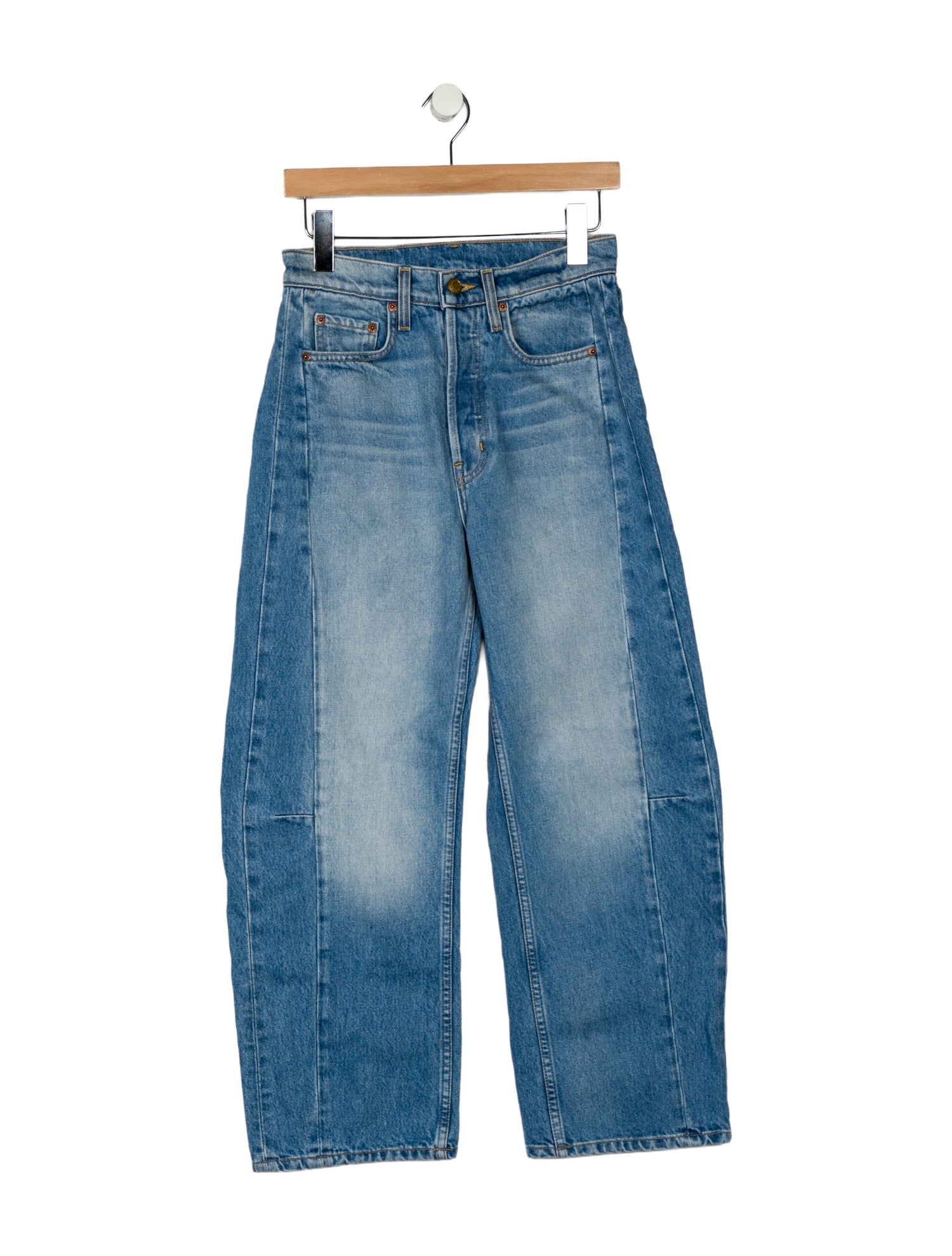 B Sides High-Rise Wide Leg Jeans