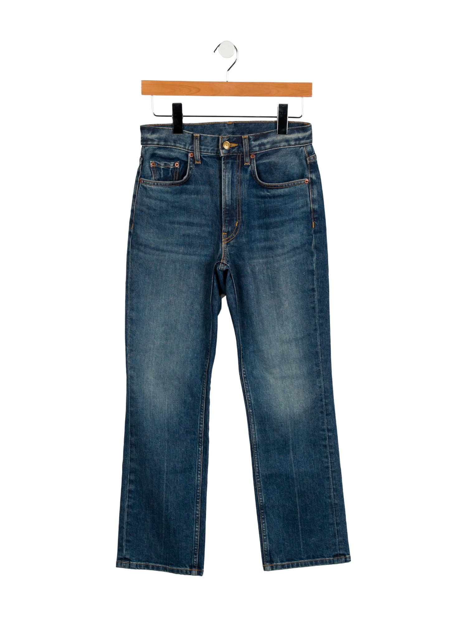 B Sides Mid-Rise Straight Leg Jeans