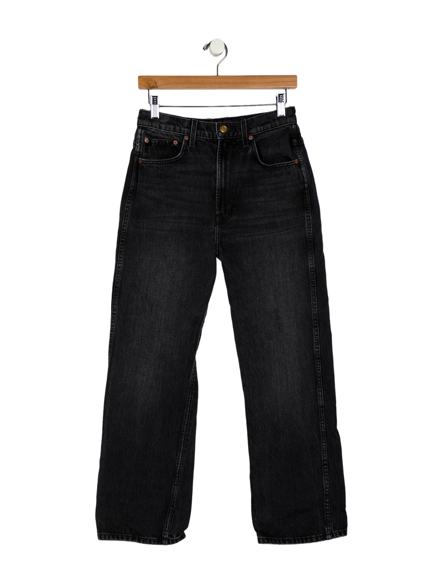 B Sides High-Rise Wide Leg Jeans