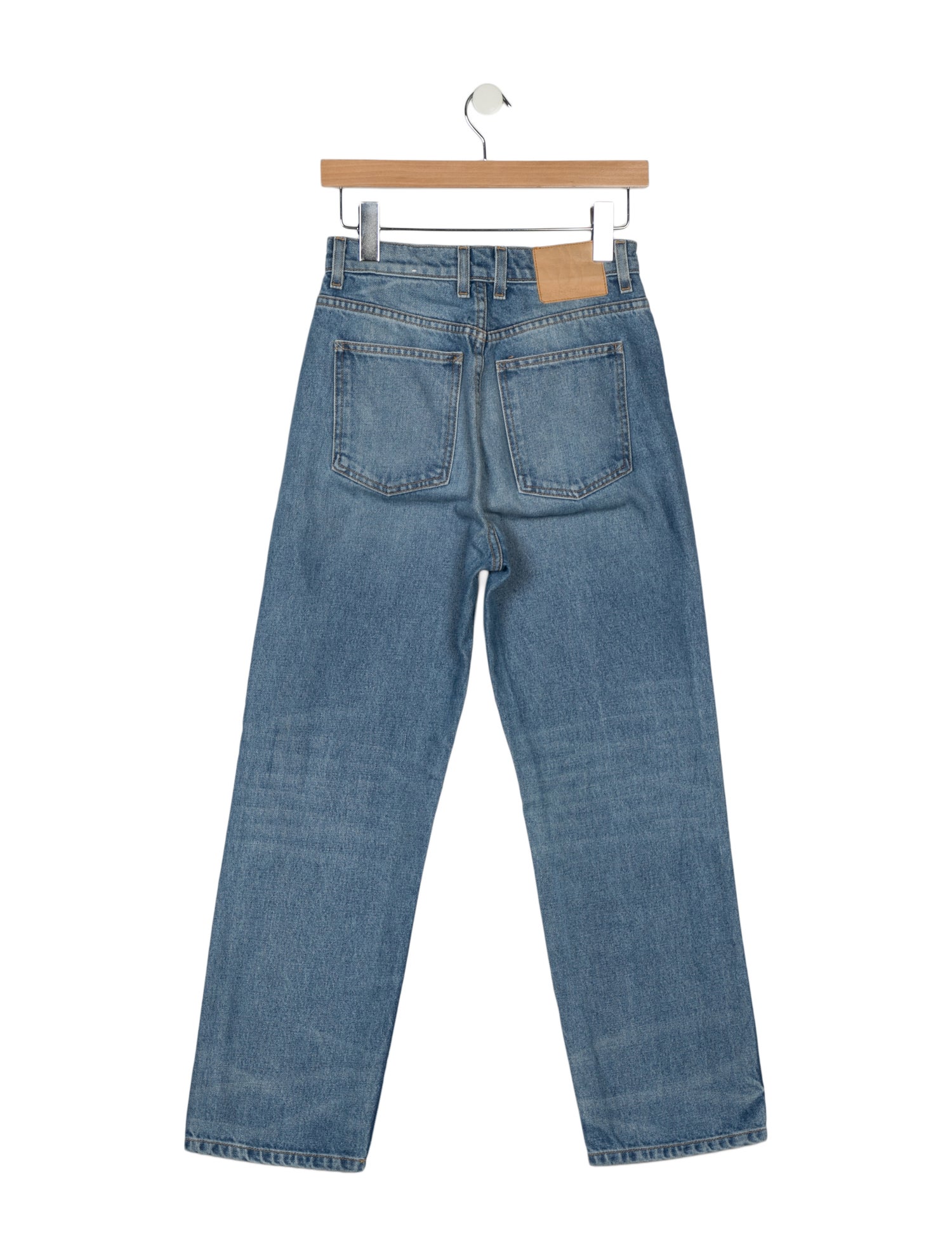 B Sides High-Rise Straight Leg Jeans