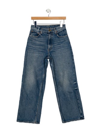 B Sides High-Rise Wide Leg Jeans