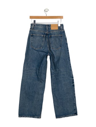 B Sides High-Rise Wide Leg Jeans