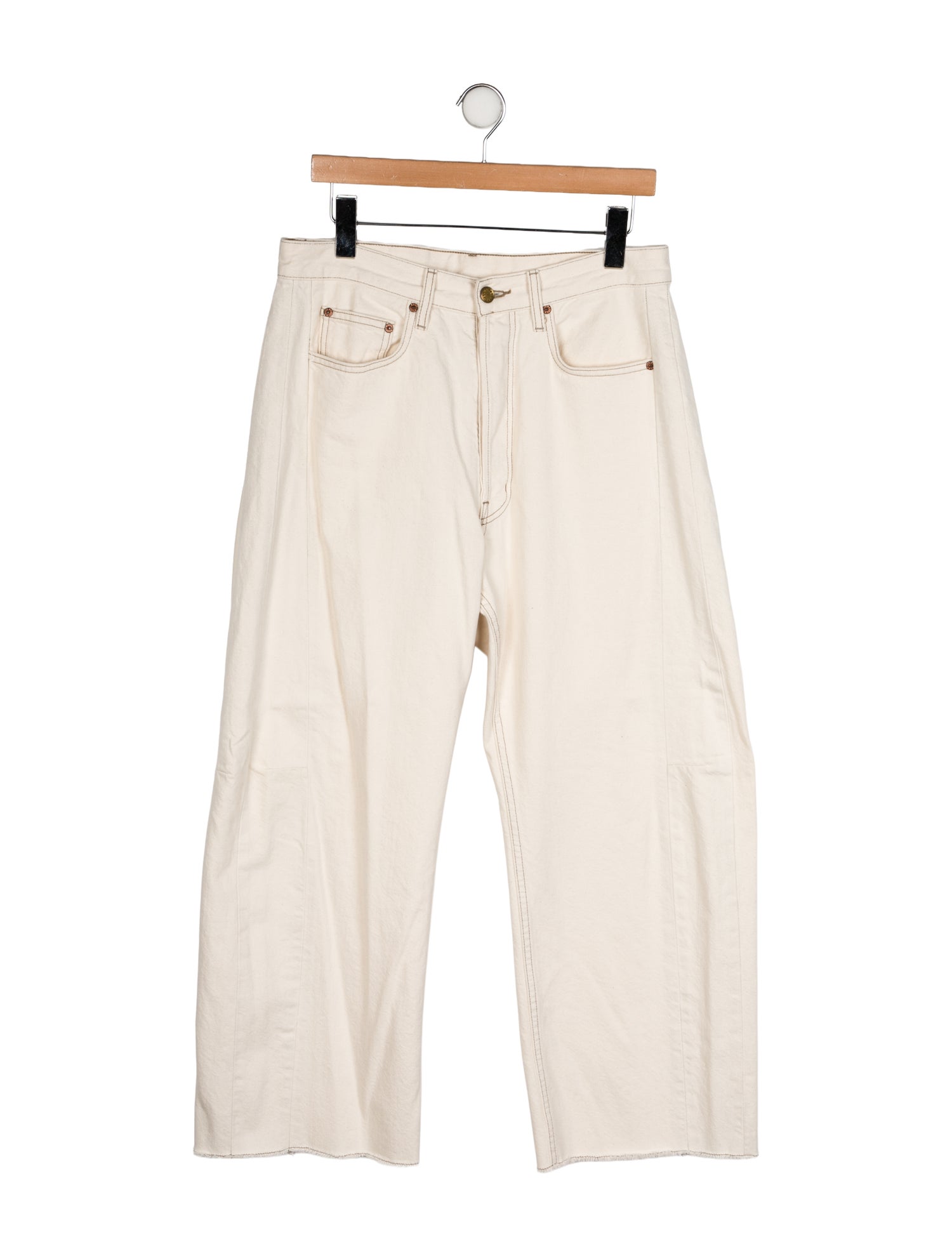 B Sides High-Rise Wide Leg Jeans