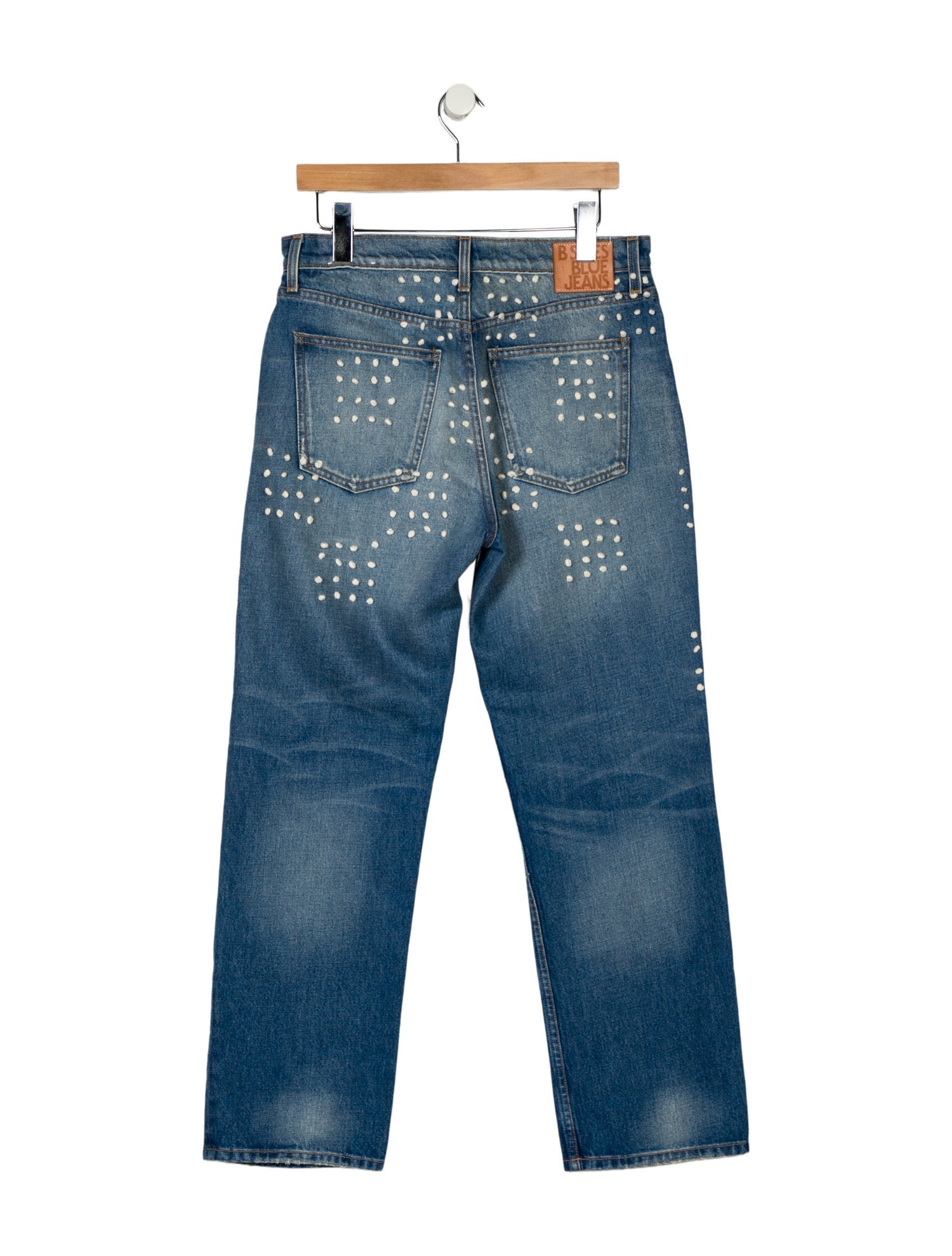 B Sides High-Rise Straight Leg Jeans