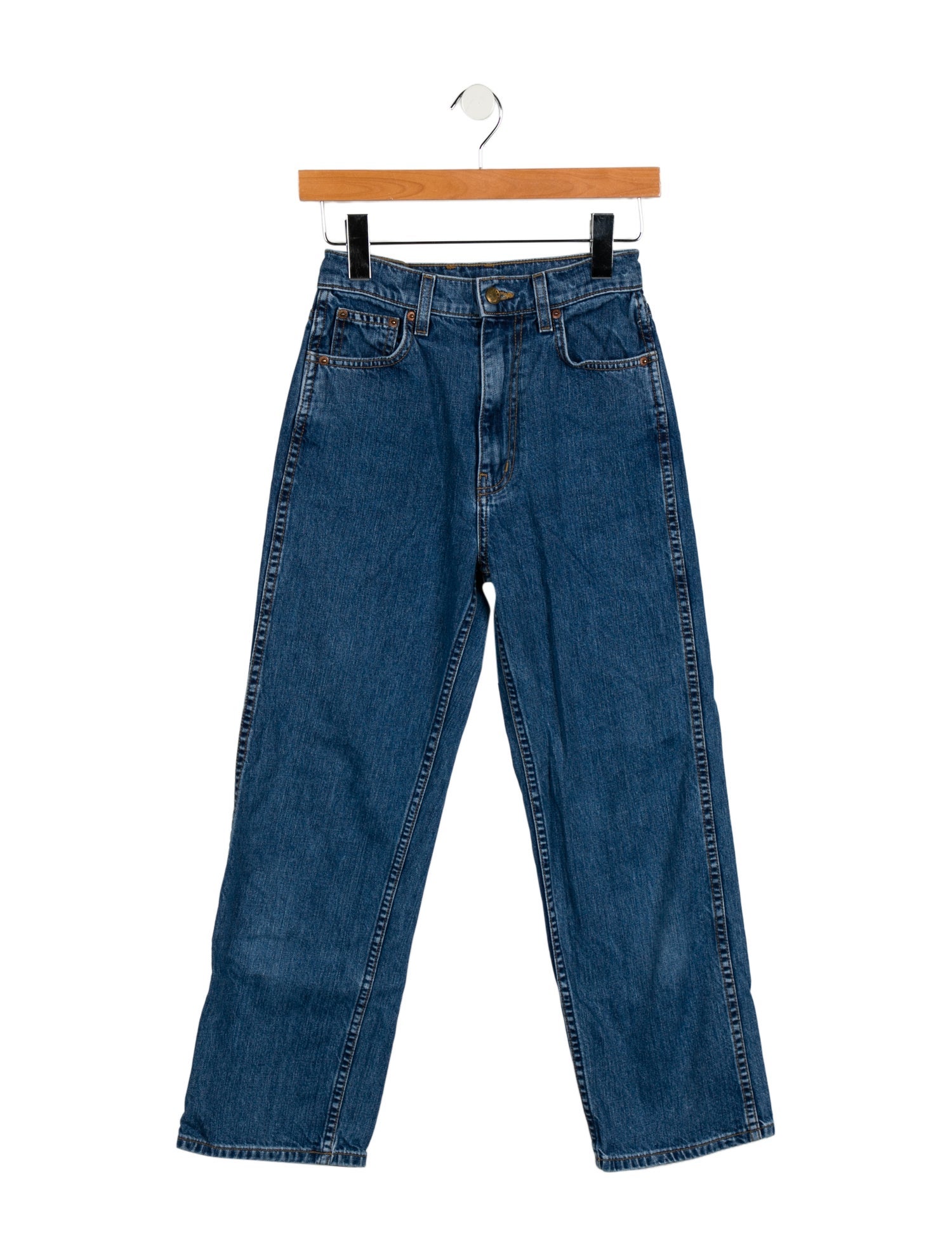 B Sides Mid-Rise Straight Leg Jeans