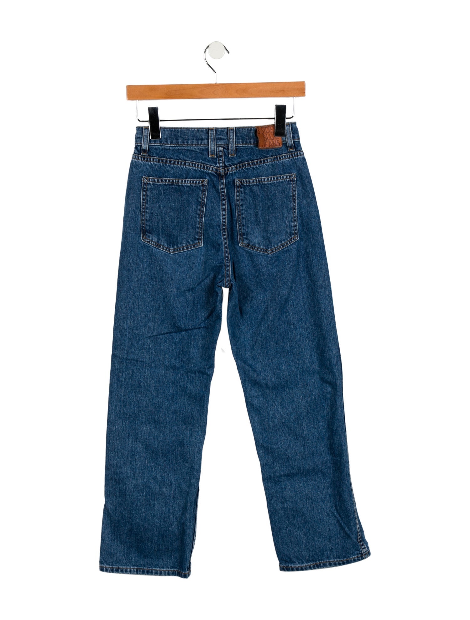 B Sides Mid-Rise Straight Leg Jeans