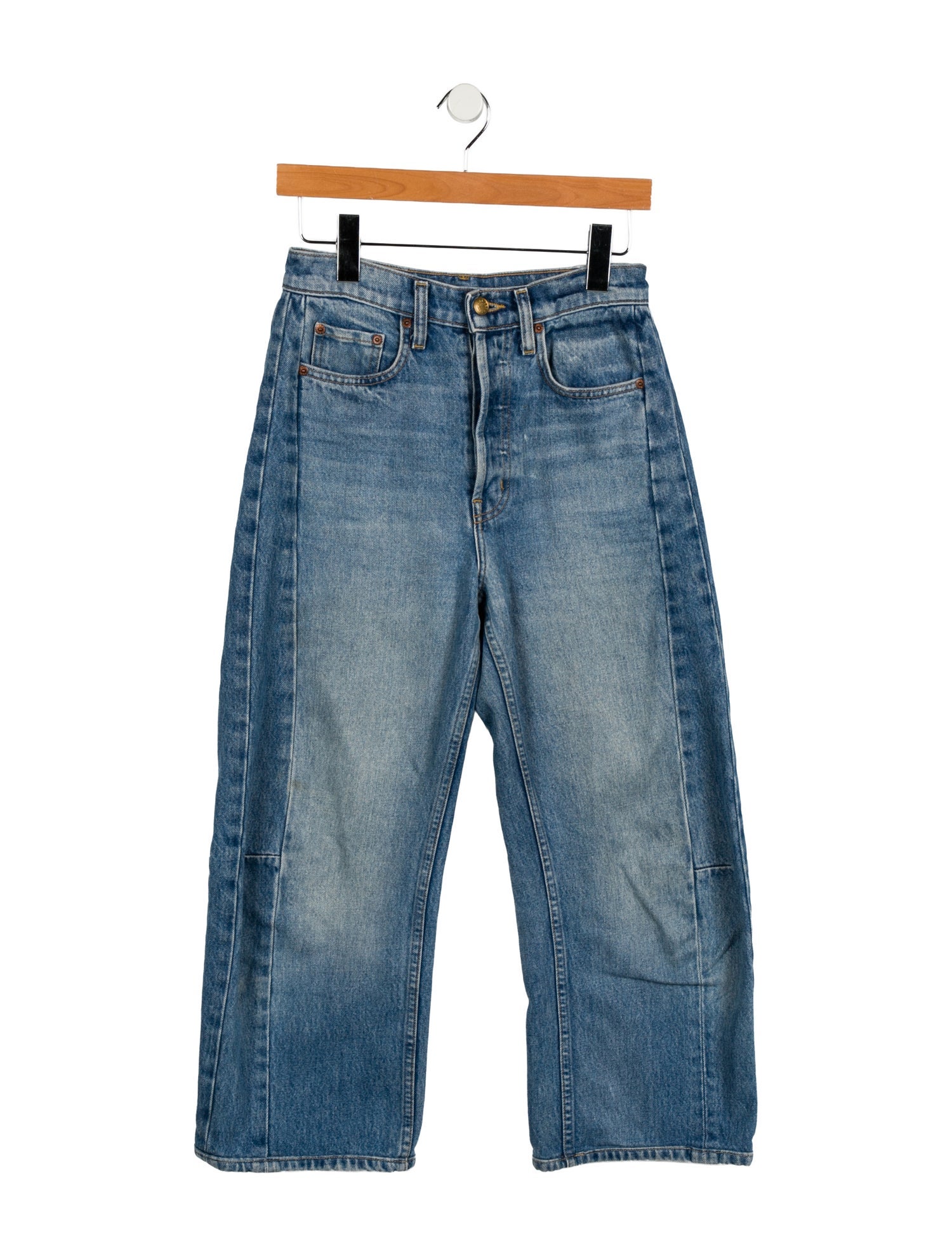 B Sides High-Rise Straight Leg Jeans