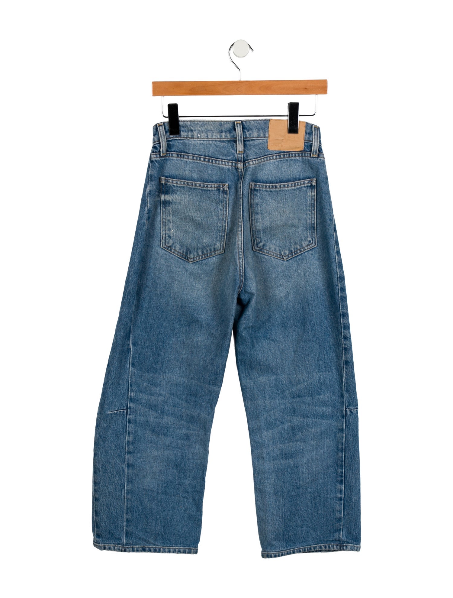 B Sides High-Rise Straight Leg Jeans