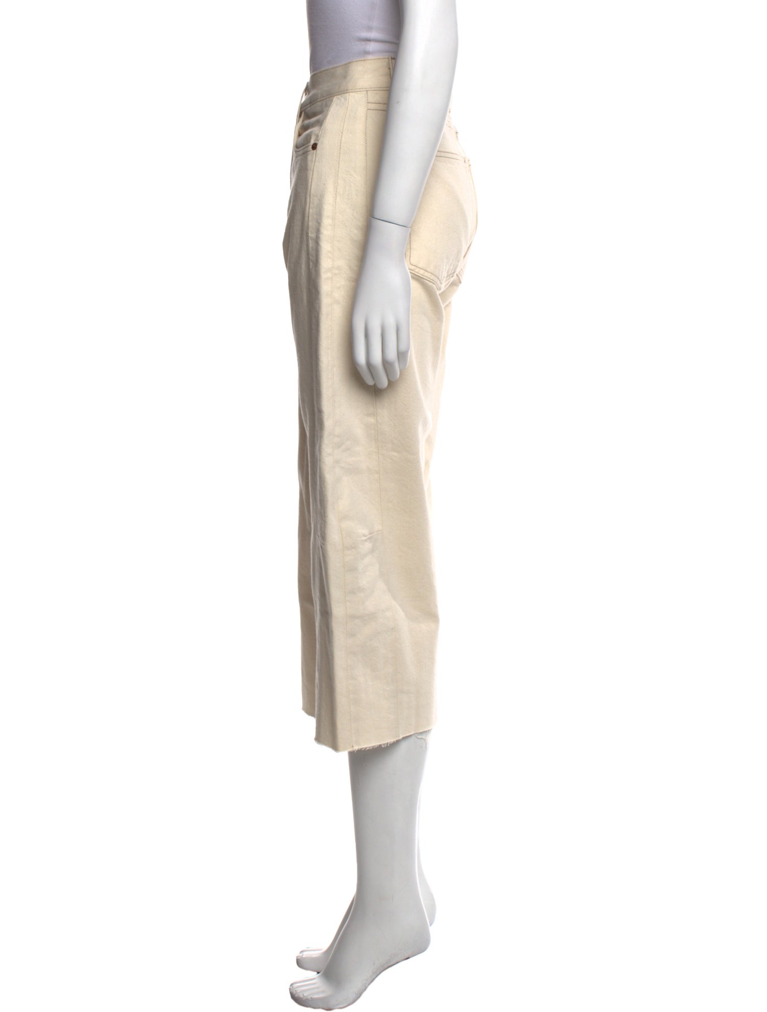 B Sides Mid-Rise Wide Leg Jeans