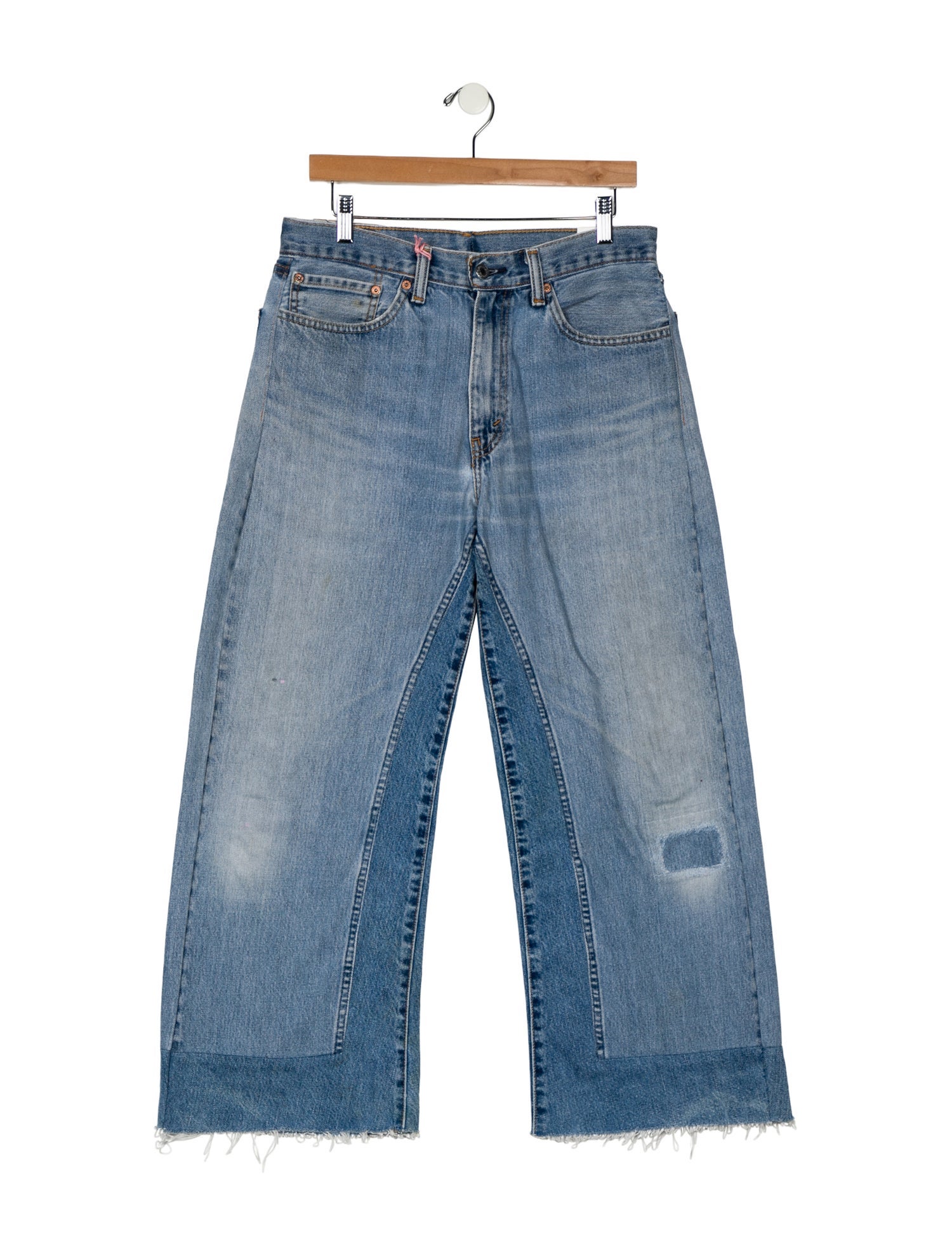 B Sides High-Rise Wide Leg Jeans