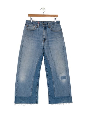 B Sides High-Rise Wide Leg Jeans