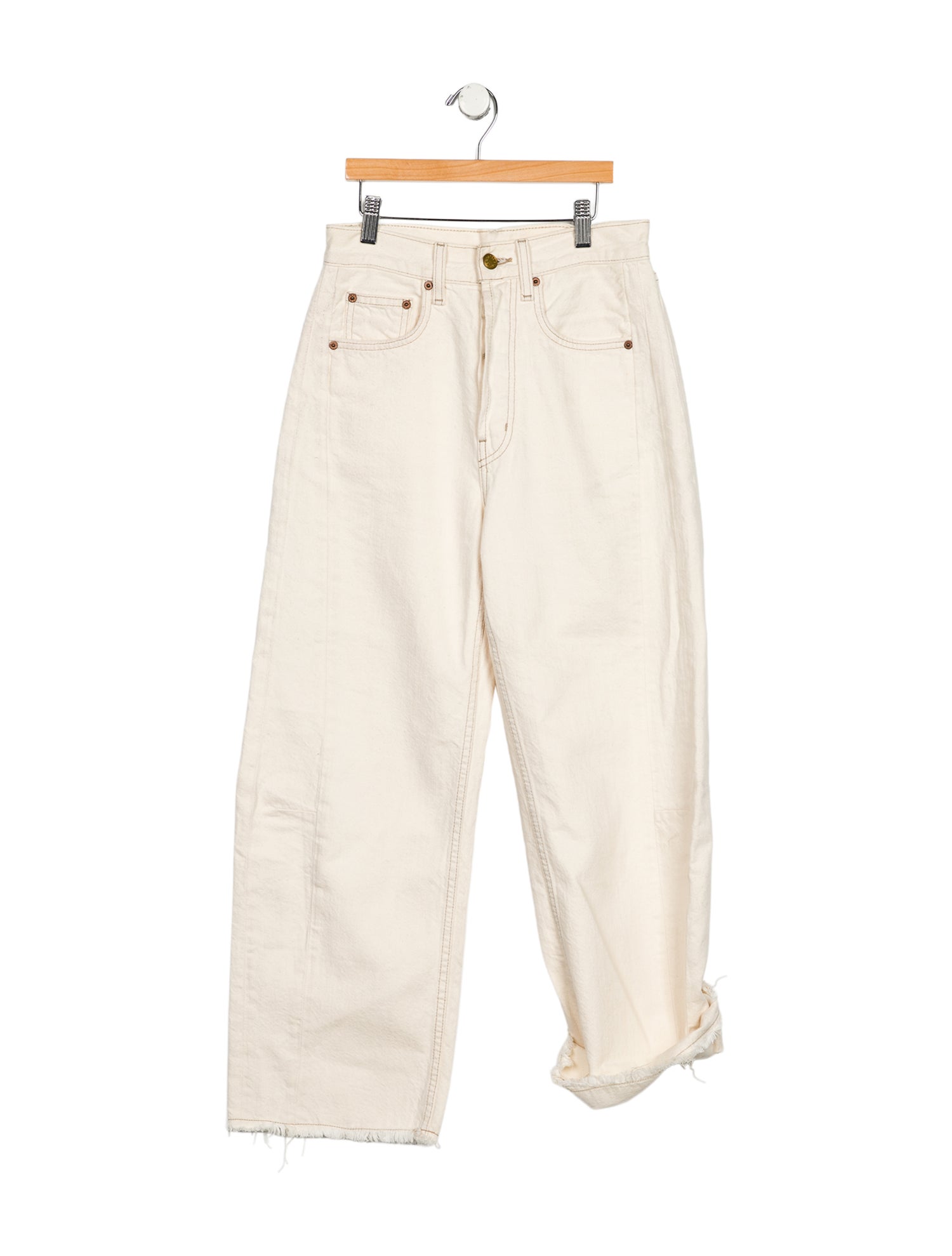 B Sides High-Rise Wide Leg Jeans