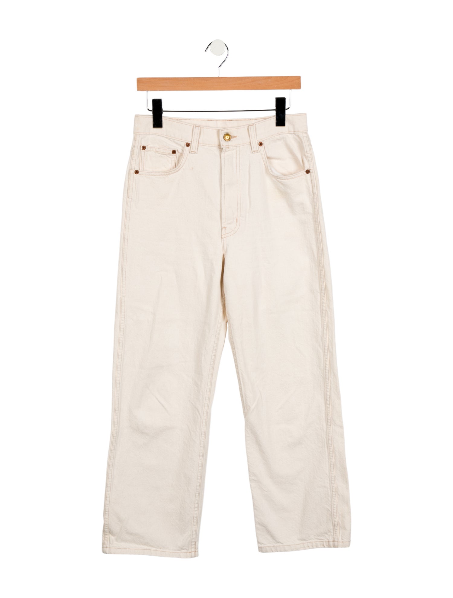 B Sides High-Rise Straight Leg Jeans