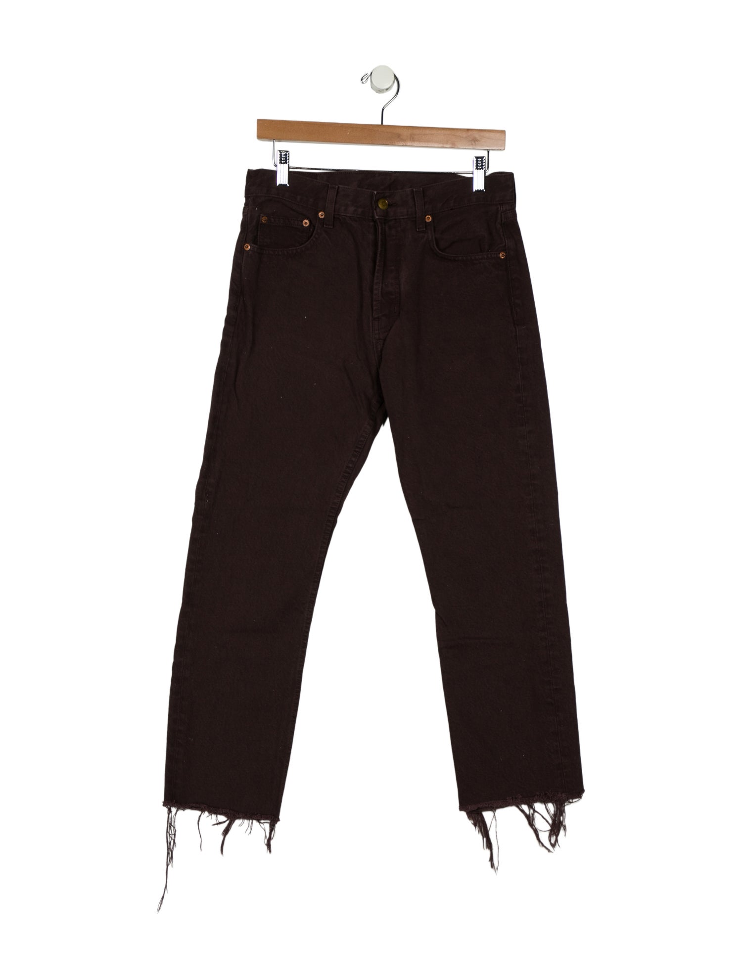 B Sides Mid-Rise Straight Leg Jeans