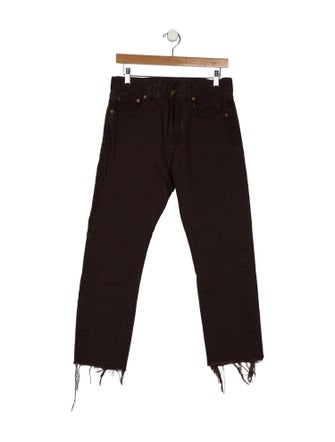 B Sides Mid-Rise Straight Leg Jeans