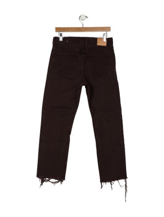 B Sides Mid-Rise Straight Leg Jeans